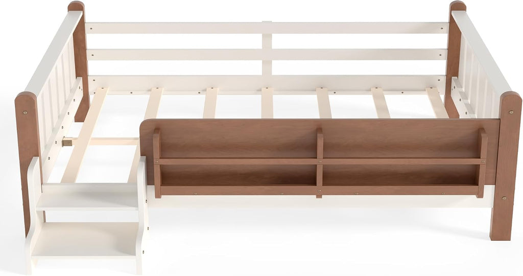 Montessori Kids Floor Bed with Rails