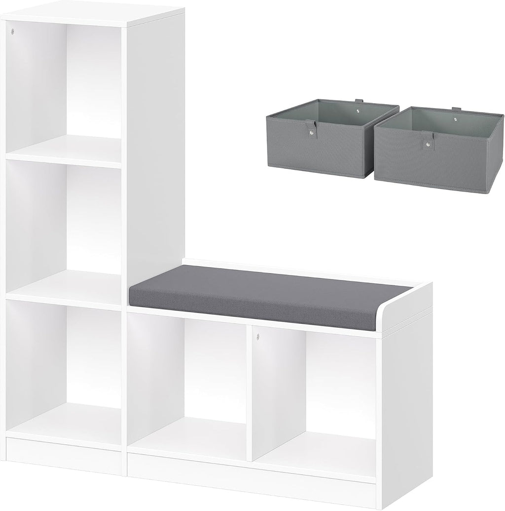 Kids Cubby Reading Bench with Cushion