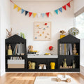 Kids Reading Nook Storage Bench Black