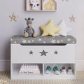 Kids Toy Storage Bench with Cushion